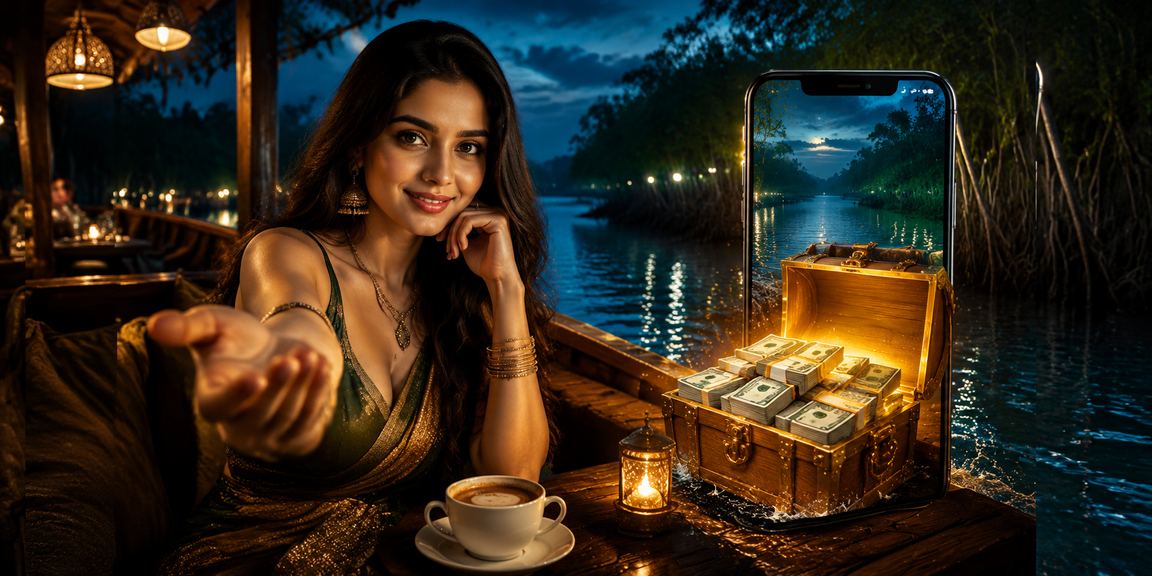 সুন্দরবনের মোবাইল ক্যাসিনো খেলা দৃশ্য